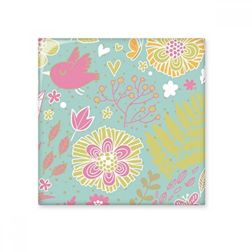 DIYthinker Verde planta de la flor hojas pintura brillante baldosa cerámica de baño Cocina muro de piedra decoración artesanal de regalo