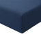 RUIKASI Spannbettlaken 90x200cm Blau Bettlaken - Oeko Tex Spannbetttuch 90x200 Bettbezug, Mikrofaser Betttuch Bett Laken Bezug 90 x 200 Marine 30 cm Tiefe Tasche, Bed Fitted Sheet Bedsheet