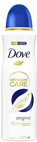 Dove Advanced Care Original Women's Antiperspirant Deodorant Spray for 72 hour protection against sweat and odour with Pro-Ceramide technology 200 ml