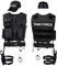 Black Snake® SWAT FBI Police Security Kostüm inkl. Einsatzweste, Pistolenholster, Gürtel, Handschellen und Baseball Cap (TASK FORCE, XL-XXL)