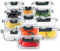 KOOSREEL Glass Container Food Storage with Lids, 24 Pieces (12 Containers + 12 Lids) Meal Prep Containers Set, Airtight Lunch Containers, Leak Proof, BPA Free for Microwave, Oven, Freezer, Dishwasher