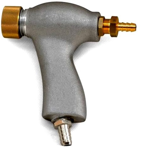 Pistola Aria Compressa con Iniettore per Sabbiatura a Depressione, per Sabbiatrici e Compressori d’Aria Portatili, Alluminio Leggero - LordsWorld