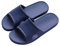 Rojeam Bathroom Slippers Men Women House Shoes Indoor Outdoor Shower Slides Navy Blue 8.5/9 UK