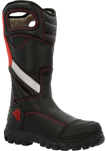 ROCKY Women's Code Red Structure NFPA Rated Composite Toe Fire Boot, Black, Size 10(M)