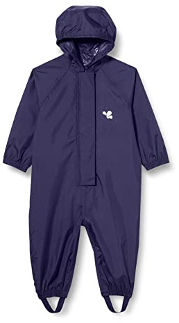 Muddy Puddles Unisex Kids Muddy Puddles Children's Recycled Originals Puddlesuit Waterproof All in One, Navy Blue, 2-3 Years UK