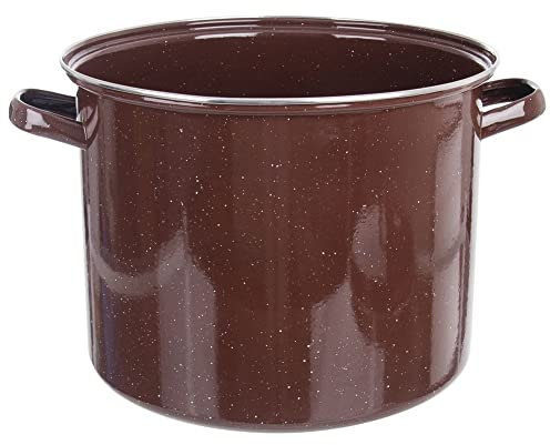 Orion group - Emaille-Topf - Emaille topf groß - Emaillierter töpfe - Kochtopf - Suppentopf - Spülmaschinenfester Gusseisen - ⌀ 32 cm - 20 L