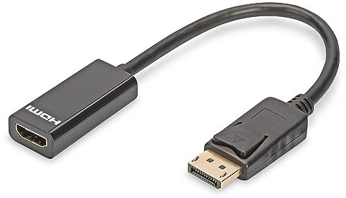 Esellertree Displayport to HDMI Adapter, Dp(Display Port) Male to Hdmi Female 1080P Converter Cable with Audio Compatible for Laptop, Desktop, PC, HDTV, Monitor, Projector