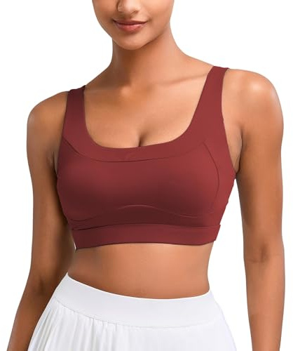 Vorcy High Impact Sports Bra for Women Running Sports Bra Padded Bra U Back | High Support Sports Bras for Women,Workout Bra,Scoop Neck,Molded Cup,Moisture-Wicking Fabric for Running,Yoga & Gym Workouts