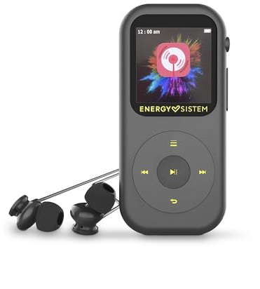 Energy Sistem (WS) Reproductor MP4 Handy (16GB, Bluetooth, Radio FM integrada, microSD 128GB) - Gris
