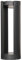 Lucande LED Borne Eclairage Exterieur Dylen (Moderne) en Noir Aluminium (1 lampe,à), Lumineuse Luminaire Lampe Jardin Led
