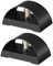 Schwarz Led Wandleuchte Innen Wandlampe - 10W 2PC Aussenlampe Wand mit Austauschbarer G9 - Wasserdichte Up Down Wandleuchten-Modern Warmweiß 3000K Lampe Wand für Balkon,Wohnzimmer,Schlafzimmer,Flur