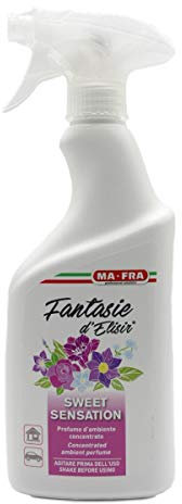 MAFRA, Fantasie d'Elisir Relax Sensation, Profumatore Concentrato per Auto e Ambienti, Neutralizza Odori, Privo di Alcool, Durata 3 Giorni, Base Olio Essenziale, Fragranza Dolce e Delicata, 500ml