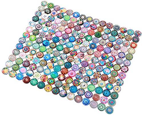DawnDream Tesselles mosaique Décoration de mosaïque de mosaïque de mosaïque Mixte de 200pcs 14mm Mosaique Verre