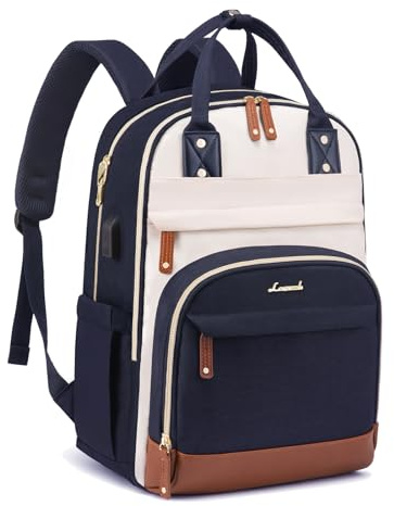 LOVEVOOK Backpack Women Laptop Backpack 15.6 Inch School Backpack Girl Teen Waterproof School Bag Boys Anti-Theft Backpack with Laptop Compartment for School Travel Business Teacher…