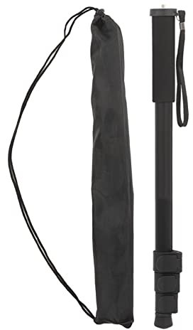 Monopié para Cámara, monopié de Fotografía Estable de Aleación de Aluminio, Varilla de Extensión Telescópica de 4 Secciones, hasta 150 Cm de Largo, para Cámaras SLR, Videocámara