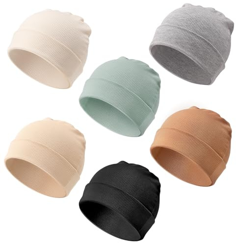 DRESHOW Bébé Bonnet Nouveau-né Bambin Doux Mignon Tricoté Chapeau pour Bébés Unisexe Bonnets de Chapeau Hôpital Chaud pour Child Garçons et Filles 3-24 Mois