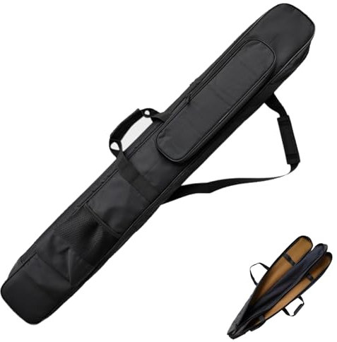 Bolsas de espada doble capa negras 110 cm,bolsa de almacenamiento espada impermeable tela Oxford,bolso multifuncional Mochila para katana,bokken,espada tai chi,espada artes marciales,espada samurai