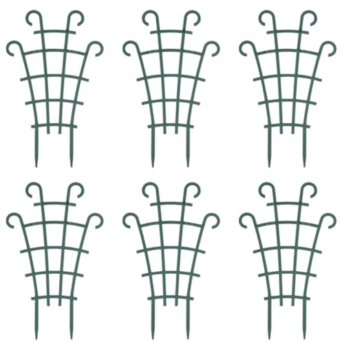Homoyoyo Soportes para Plantas Trepadoras de Plástico Ligero Estantes Apilables para Macetas Pequeñas Set de 6 Unidades para Jardín y Cultivo Interiores Soporte para Plantas