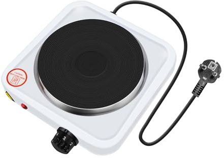 1500W Kochplatte Kochfeld Einzel Doppel Camping Herd Kocher Herdplatte Camping (Einzel Kochplatte)