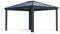 Palram Dallas 4300 Gartenpavillon 3x4 : Höchst Widerstandsfähig, Hardtop Pavillon. Robuste Konstruktion aus Aluminium mit isoliertem Dach aus Polycarbonat. Ideal als freistehende Überdachung.