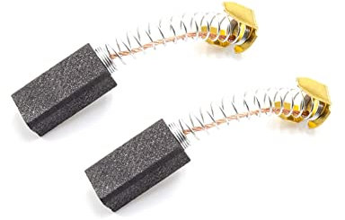 vhbw 2x Balai en charbon, charbon moteur 6mm x 8mm x 18mm pour outils électriques par ex. de AEG, AtlasCopco, Black&Decker, Dewalt, Einhell