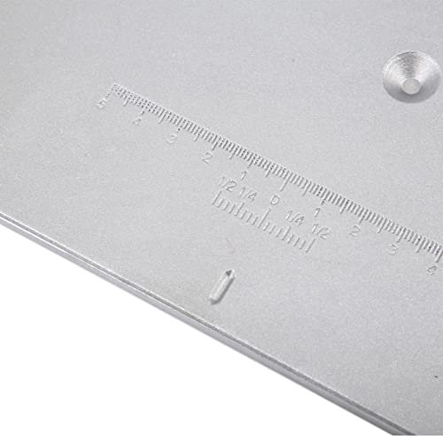 Plaque d'insertion de table de routeur, plaque d'insertion de table de toupie en alliage d'aluminium 300mm x 235mm x 9.5mm pour bancs de menuiserie