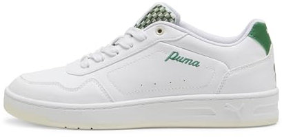 PUMA Damen Court Classy Blossom Turnschuhe, Puma White Archive Green, 37 EU