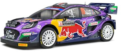 SOLIDO - for Puma Rally1 - Winner Monte Carlo 2022-1/18, Purple/Blue/Yellow/Red