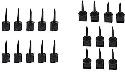 2X 10 Stück Bogenschießen Zielnadeln Nagelzubehör Zielscheibennadeln 5,5 X 1,9 cm Schwarz