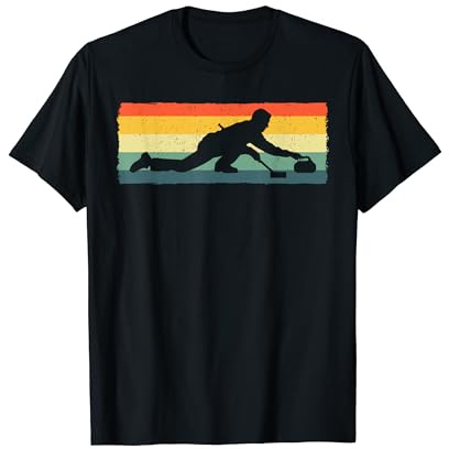 Curling Sports Art For Men Women Ice Curling Lovers Curling T-Shirt