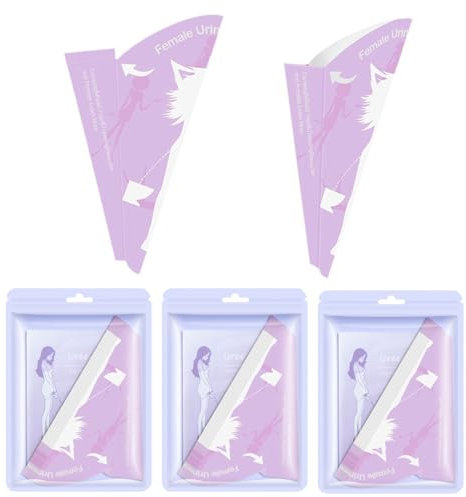 JDCMEI 30 Stück Urinella für Frauen Einweg, Tragbares Auslaufsicher Frauenurinal, Reise Urinal Frauen im Stehen, Tragbares Urinal für Frauen Reisen & Camping, Wandern, Outdoor-Aktivitäten