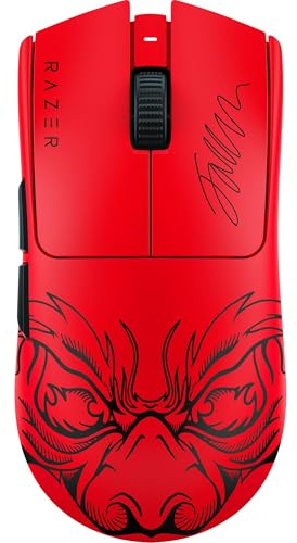 Razer Viper V3 Pro Faker Edition - Ratón inalámbrico Ultraligero Esports Gaming - 8K Hz HyperPolling (diseño Ligero de 54g, Sensor Focus Pro 35K dpi, HyperSpeed Wireless) Faker