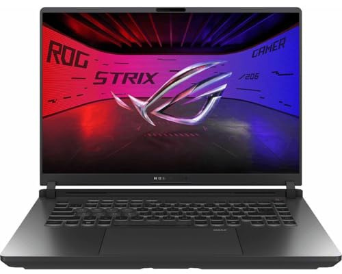 ASUS ROG Strix G16 (2025) Gaming Laptop, 16” ROG Nebula Display 16:10 2.5K 240Hz/3ms, NVIDIA® GeForce RTX™ 5060 Laptop GPU, Intel® Core™ Ultra 9 Processor 275HX, 32GB DDR5, 1TB PCIe SSD, Wi-Fi 7