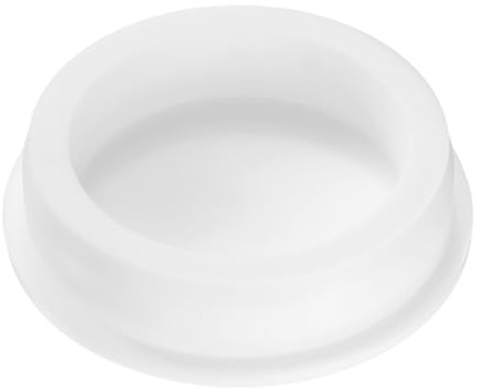 sourcing map 1 pièce Bouchon en Silicone pour Trou, Bouchons Ronds en Caoutchouc Imperméables, Bouchons de Bouteille, Embouts de Tube et de Tuyau pour Trou de 55 mm / 2,17, Blanc