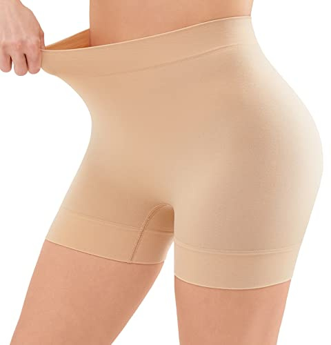 YADIFEN Womens Anti Chafing Shorts Smooth Seamless Boxers Underwear | Ultra Soft Stretchy Safety Shorts Boyshorts Panties for Under Skirts & Dresses
