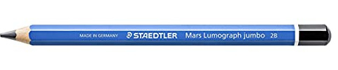 Staedtler Mars Lumograph Jumbo, hårdhetsgrad: 2B, svart