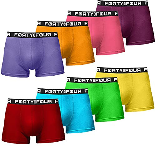 MERISH | FortyFour Boxershorts Herren 8er Pack S-7XL Unterwäsche Unterhosen Männer Men Retroshorts (XXL, 716a 8er Set Bunt)