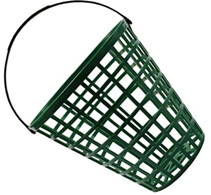 Toddmomy Golfballkorb Mit Griff Ballbehälter Für 75 Golfkugeln Platzsparender Golfball Eimer Aus Kunststoff Für Golftraining Tragbarer Golfzubehör Für Golfplatz