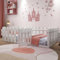Kinderbett Bodenbett Einzelbett 90x200 cm mit Sicherheitsgitter&Tür, Montessori Bett Bed Gitterbett Holzbett Bettgestell Jugendbett Spielbett für Jungen&Mädchen, Kiefernholz, Ohne Lattenrost, Weiß