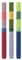 REMEMBER Stabkerzen 3er Set Milano 26cm hoch aus veganem Stearinwachs
