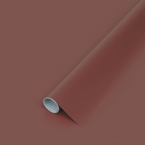 d-c-fix Vinyl wrap seidenmatt Rusty red 67,5 cm x 2 m - Sticky Back Plastic roll for Furniture, Kitchen & cupboards - Contact Paper Sticker self Adhesive Film