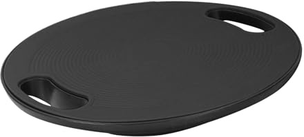 MotiveTech Planche D'Équilibre Plateau D'Oscillation Disque de Stabilité Équipement de Fitness pour Renforcer Le Tronc et La Stabilité Adapté pour La Maison et L, Noir