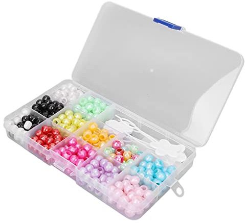 ZJchao Perline per Capelli, Perle Intrecciate Accessori Decorativi per la Barba per Capelli Fai - -te 365pcs Dreadlocks Colorati Perle Intrecciate per di per Donne per Donne e Uomini