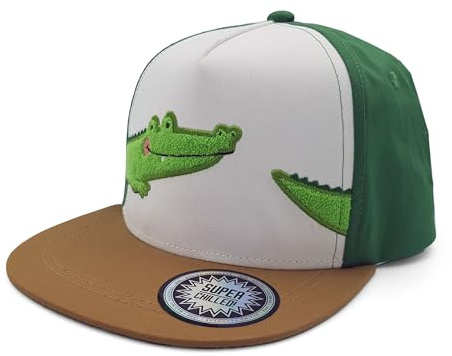 maximo Casquette crocodile pour enfant avec fermeture Snap-Back, vert, 53