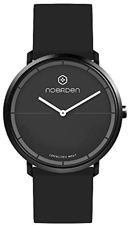NOERDEN LIFE2 - Silicone - Montre connectée Hybride - 38mm, Noir, 38mm