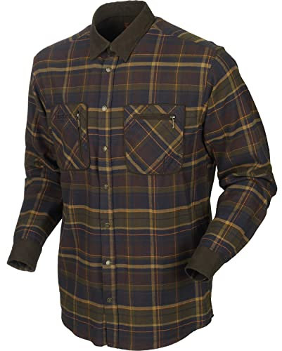 Härkila | Pajala Chemise | Vêtements & Équipement de Chasse pour Professionnels | Design Scandinave Haut de Gamme Durable | Mellow Brown Check, M