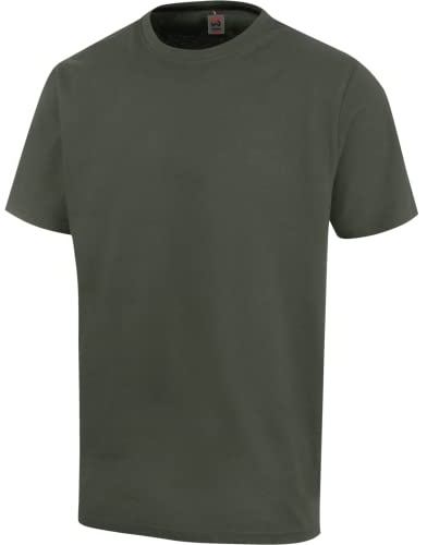 WÜRTH MODYF Arbeits T-Shirt Job+ für Herren in Smoke - weiches Baumwoll-Shirt für die Arbeit und Freizeit in der Größe 6XL