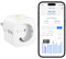 Meross WLAN Steckdose mit Strommessung, 16A Bluetooth Smart Steckdose Funktioniert mit Alexa, Google Home, Smart Plug mit Zeitschaltuhr, Fernbedienung und Fernsteuerung, 1 Stück