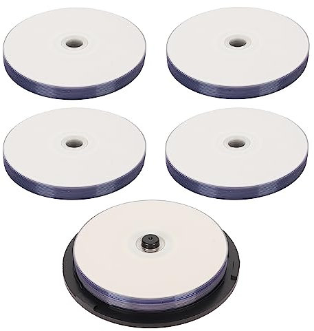 DVD R vacío, 4,7 GB 16X disco grabable, discos multimedia grabables para PC Ideal para videos musicales, fotos (QANYEGNntJm6Or-12)