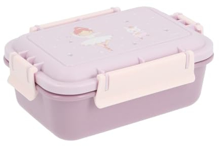 Tutete Fiambrera Infantil | Fiambrera escolar hermética | Apta para microondas y lavavajillas | Ideal para colegio, parque y picnic | Sin BPA | Cierre seguro | ballet